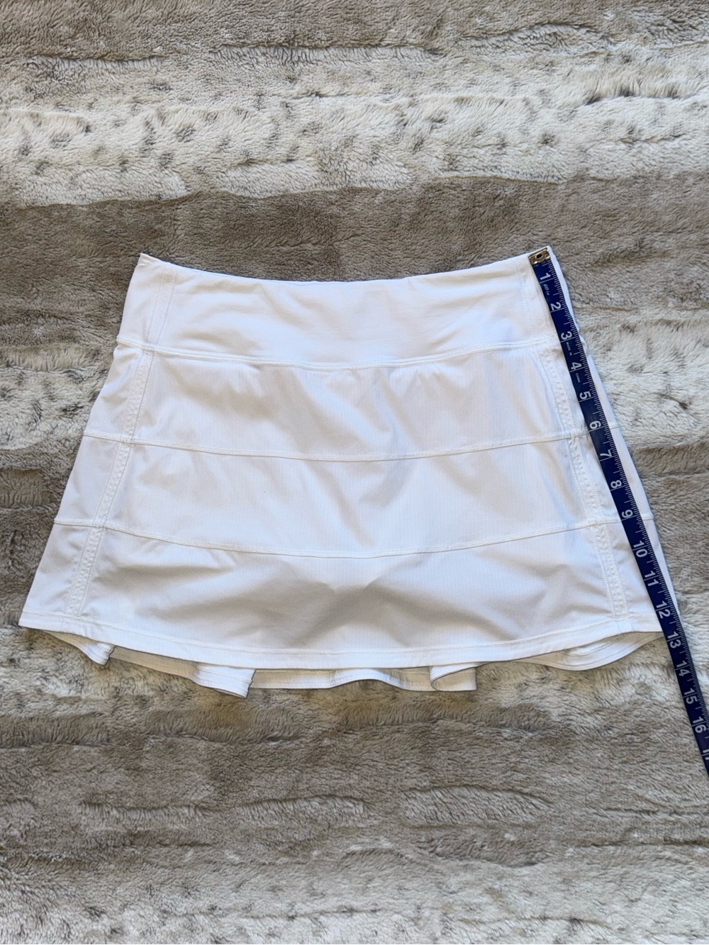 Lululemon Pace Rival Skirt *4-way Stretch in White Size 4 - Picture 10 of 12
